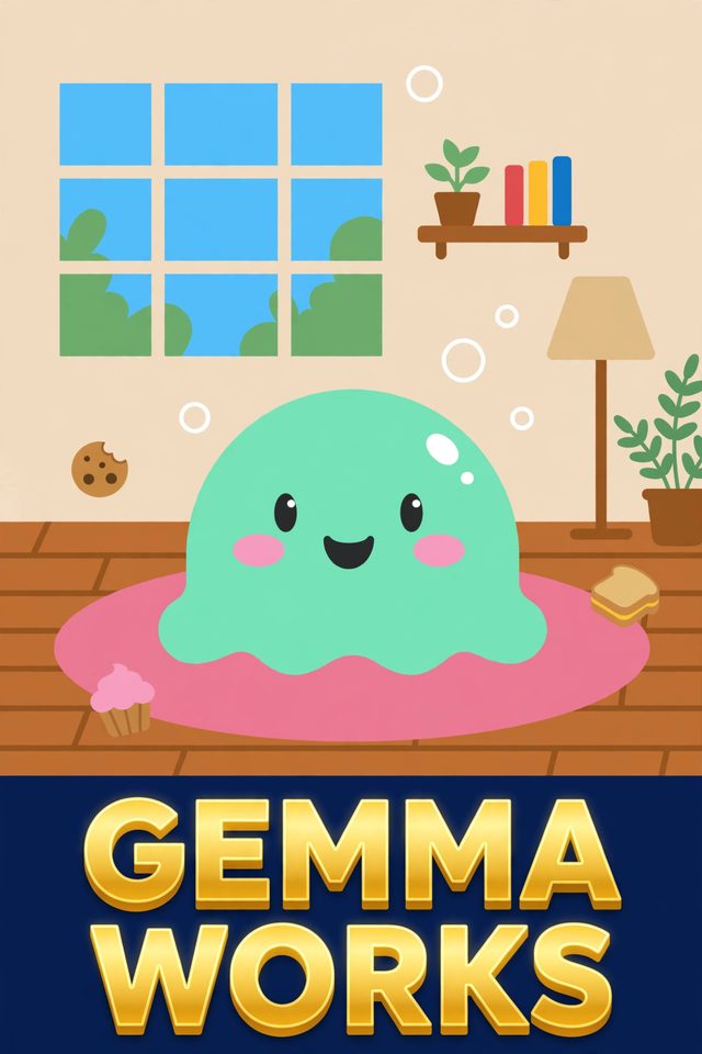 Splash art Limuku — slime virtual pet